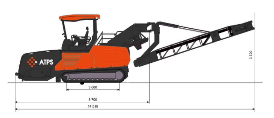 VÖGELE - Alimentateur MT 3000-3i OFFSET
